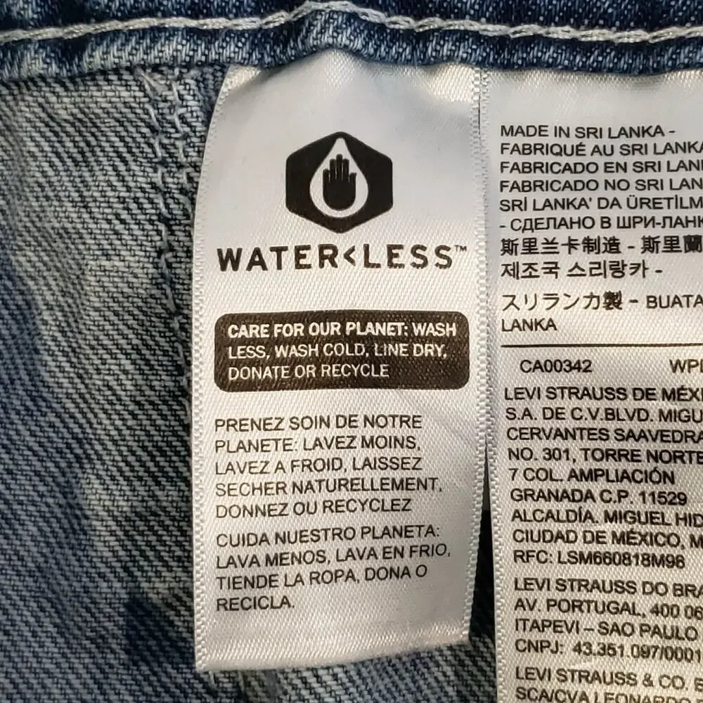 Levi’s Strauss & Co Two Horses Brand Overalls Women’s Size XS Denim Double Knee - Picture 8 of 16